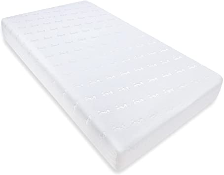 Photo 1 of Momcozy Memory Foam Crib Mattress 52"x27.5"x4.7", Waterproof Lining Dual Sided Crib, Cool Gel, Breathable Foam Crib Mattress, Fitted Crib Mattress for Standard Bed, Pass CertiPUR-US Certified
