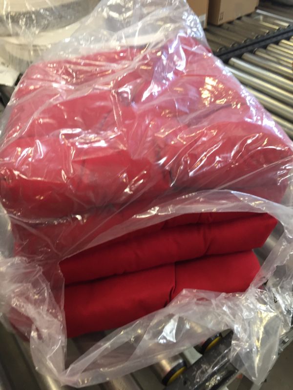 Photo 1 of 4 PACK DINNING CHAIR CUSHION RED