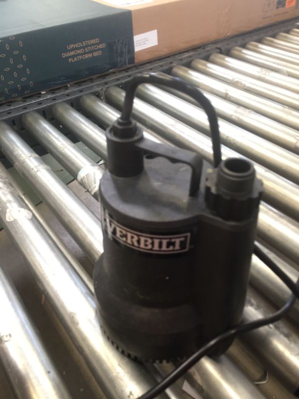 Photo 2 of 1/6 HP Plastic Submersible Utility Pump
