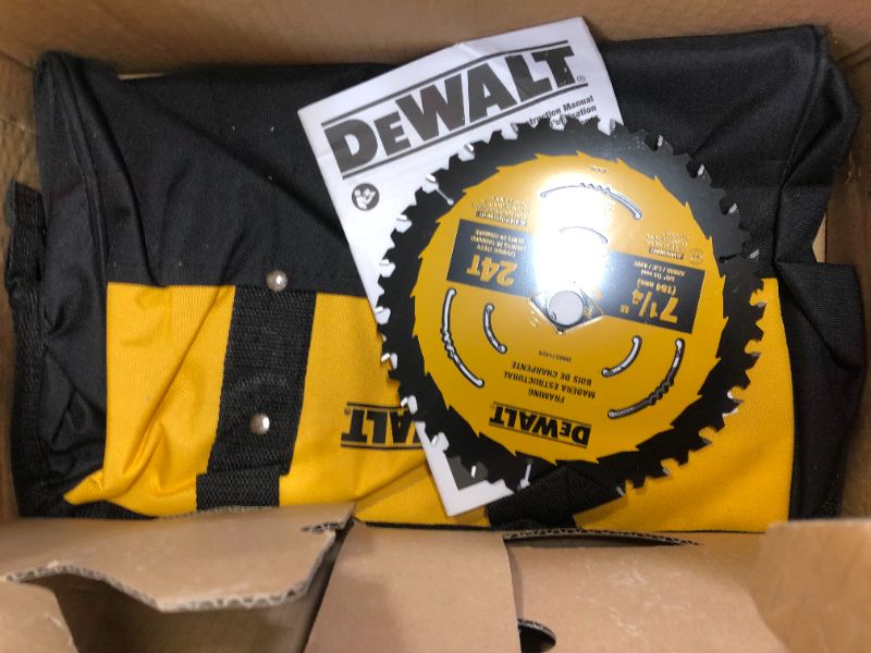 Photo 4 of DeWalt DWE575SB Circular Saw, 15 A, 7-1/4 In Dia Blade, 5/8 In Arbor, 2 In At 45 Deg, 2.55 In At 90 Deg D Cutting
