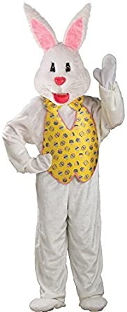 Photo 1 of Rubie's Adult Deluxe Bunny Costume with Mascot Head
