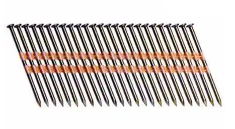 Photo 1 of 3-1/4 in. x 0.131-Gauge Brite Vinyl-Coated Smooth Shank Plastic Framing Nails (1,000 per Box)
