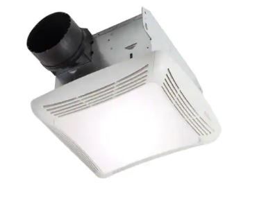 Photo 2 of Broan-NuTone 80 CFM Ceiling Bathroom Exhaust Fan with Light