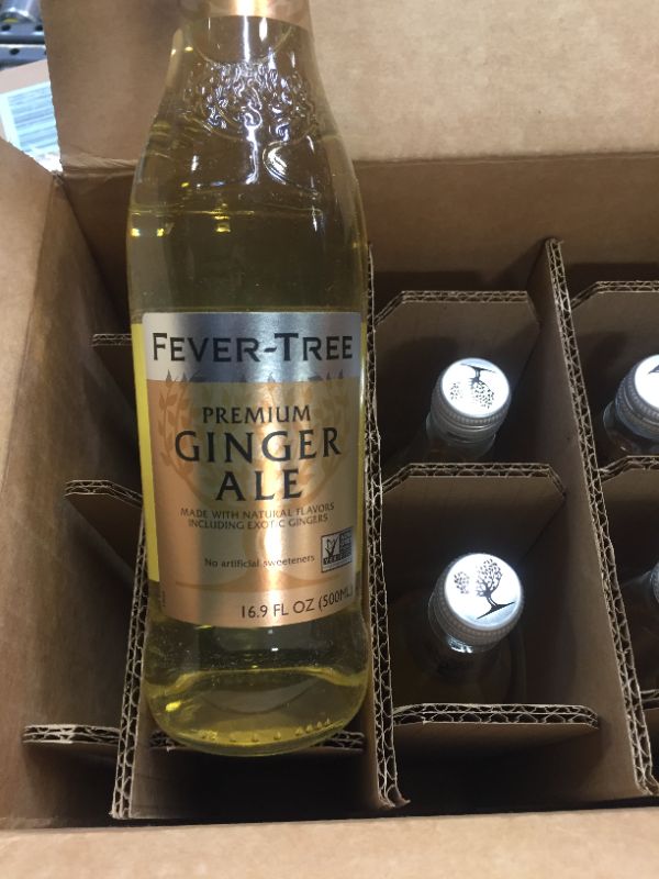 Photo 2 of (8 Bottles) Fever-Tree Ginger Ale, 16.9 Fl Oz BEST BEFORE 09/22
