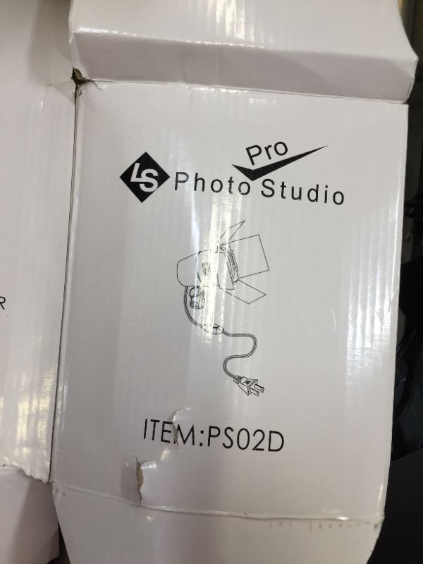 Photo 1 of (50% Moving Continuous Photography Studio Barn Door Light, 71.5 Inch Adjustable Light Stand and LED Light Bulb, Photo/Video Studio Lighting Kit --missing leds cover for light 