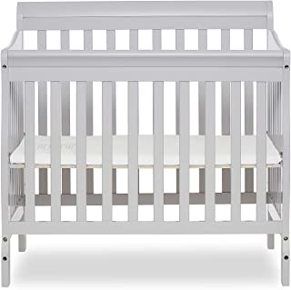 Photo 1 of Dream On Me Aden 4-in-1 Convertible Mini Crib in Grey, Greenguard Gold Certified
