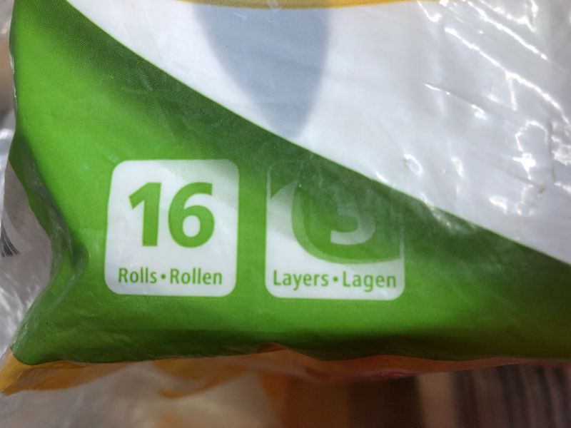 Photo 1 of Fine Life Toilet paper Three-layer 16 pieces generic toilet paper 12 pack 