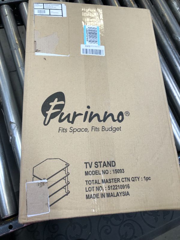 Photo 2 of FURINNO Audio Component Rack Tower Media Stereo Stand Equipment Shelves