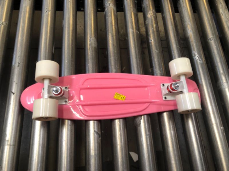 Photo 1 of DINBIN Complete Highly Flexible Plastic Cruiser Board Mini 22 Inch Skateboards for Beginners or Professional with High Rebound PU Wheels
