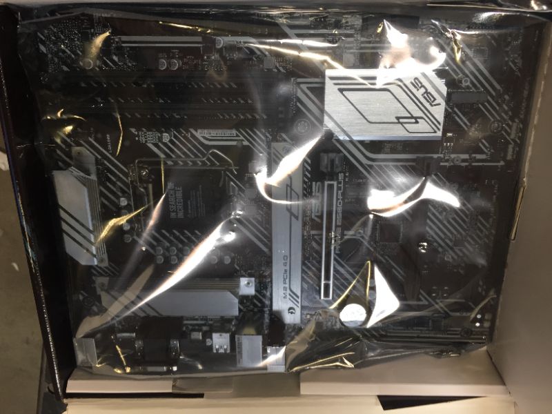 Photo 1 of ASUS Prime B560-PLUS LGA1200 (Intel 11th/10th Gen) ATX Motherboard (PCIe 4.0, 2xM.2 Slots, 8 Power Stages, 1 Gb LAN, DisplayPort, HDMI, USB 3.2 Gen 1 Type-C, USB 3.2 Gen 2, Thunderbolt™ 4 Support)