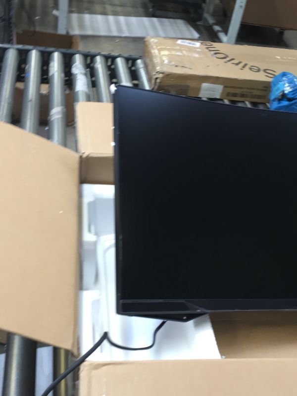 Photo 6 of DAMAGED Samsung - G5 Odyssey 34" Curved Gaming Monitor with 165Hz Refresh Rate - Black
