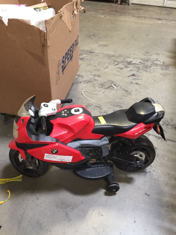 Photo 4 of BMW Bike K1300S Electric Ride-On 12V. SELLING FOR PARTS
