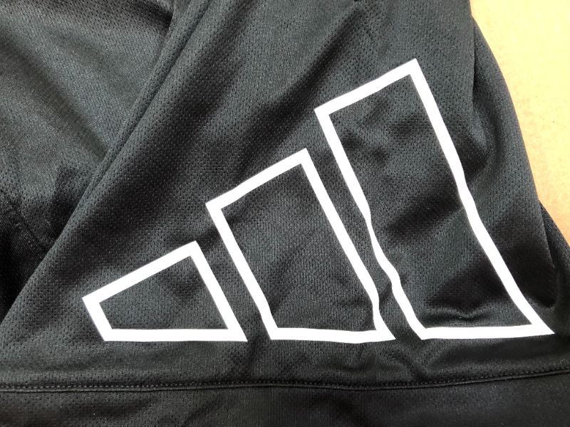 Photo 2 of adidas Men's Big Logo Shorts, Black, Large

