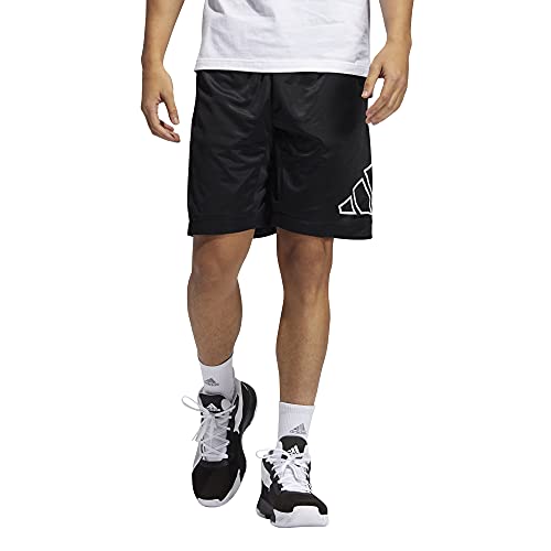 Photo 1 of adidas Men's Big Logo Shorts, Black, Large

