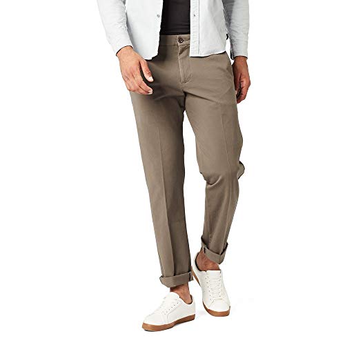 Photo 1 of Dockers Men's Slim Fit Workday Khaki Smart 360 Flex Pants, Dark Pebble , 32W x 32L

