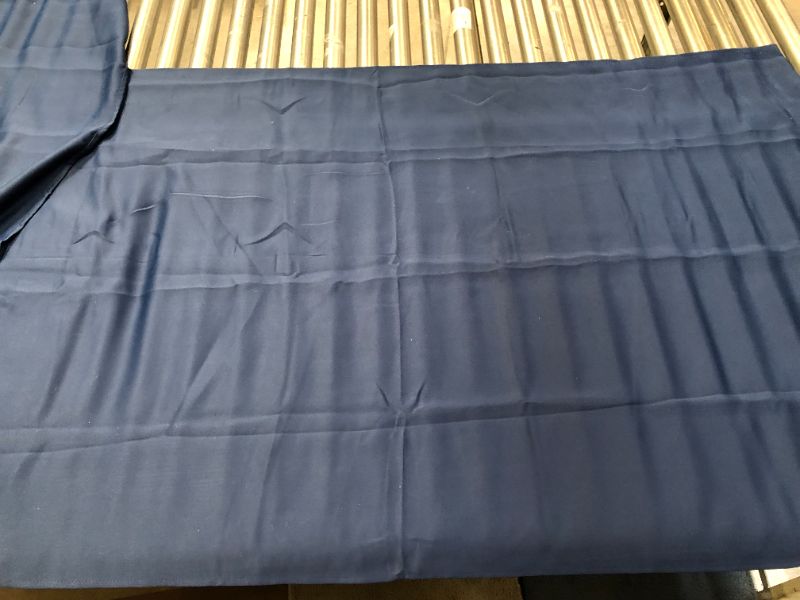 Photo 2 of 6 foot long  panels curtains 42 inches wide color dark blue 2 count 