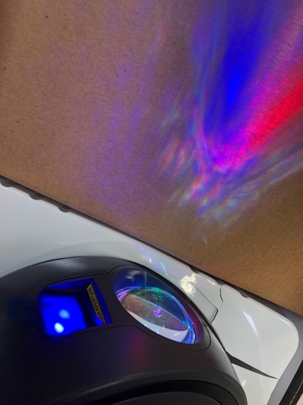 Photo 5 of BlissLights Sky Lite 2.0 - RGB LED Laser Star Projector, Galaxy Lighting, Nebula Lamp for Gaming Room, Home Theater, Bedroom Night Light, or Mood Ambiance

