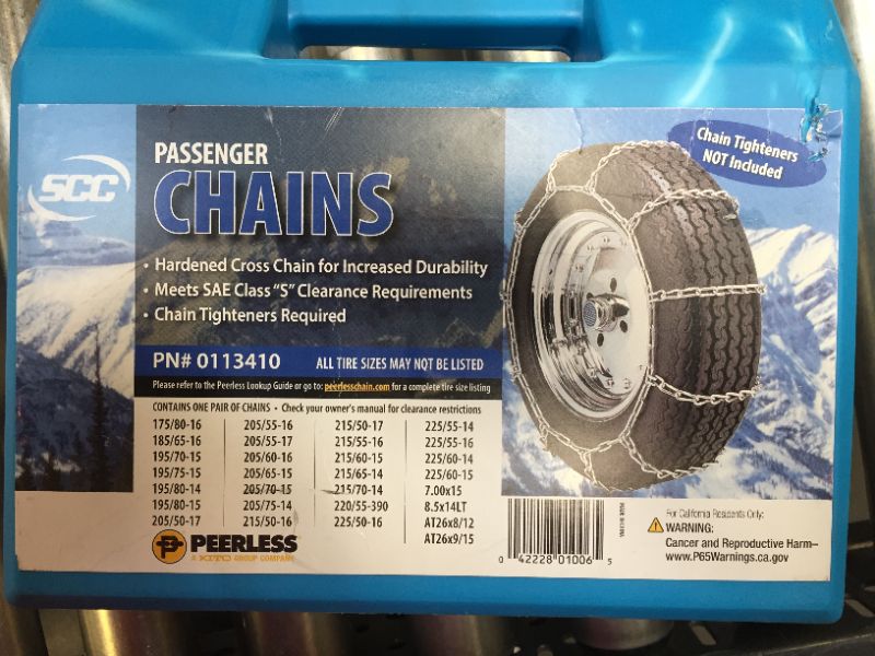 Photo 3 of Peerless Passenger Car Tire Chains, #0113410