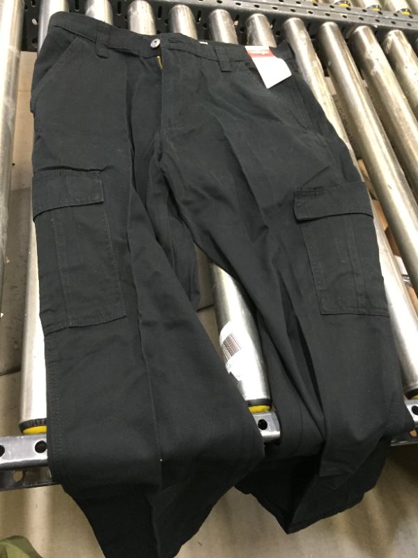 Photo 2 of Wrangler Authentics Men's Twill Relaxed Fit Cargo Pant 32x29