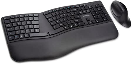 Photo 1 of Kensington Pro Fit Ergonomic Wireless Keyboard and Mouse - Black (K75406US)
DAMAGES TO PACKAGING (MISSING CHIP FOR MOUSE)