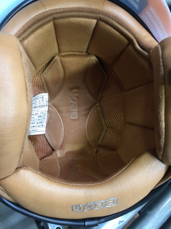 Photo 1 of Open Face Motorcycle Helmet, Retro 3/4 Moped Helmet with Sun Visor, Adult Vintage Vespa Helmet for Men Women, Scooter ATV Cruiser Bobber Helmet, ECE/DOT Approved SIZE LARGE MAY BE SMALLER
(SCRATCHES ON ITEM)