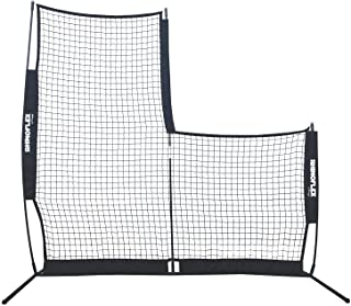 Photo 1 of Champion Sports Rhino Flex Reversible Baseball Protective L Screen Pitching Net with Carry Bag