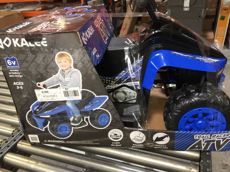 Photo 2 of Kalee 6 Volt Trail Racer Blue ATV USED BUT LOOKS NEW, BATTERY LOCATED INSIDE OF BIKE