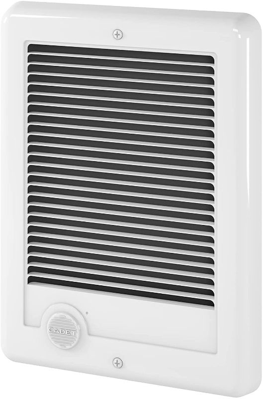 Photo 1 of Cadet Com-Pak Electric Wall Heater Complete Unit Without Thermostat (Model: CSC101W, Part: 67549), 120 Volt, 1000 Watt, White
