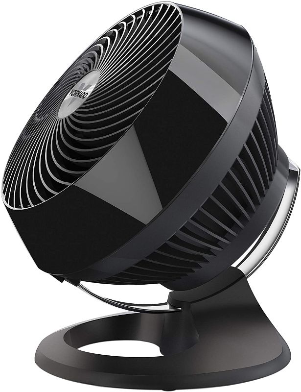 Photo 1 of Vornado 660 Large Whole Room Air Circulator Fan with 4 Speeds and 90-Degree Tilt, 660-Large, Black
