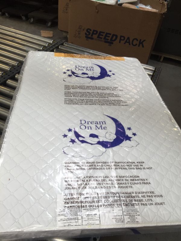 Photo 1 of Dream On Me, Holly 3” Fiber Portable Crib Mattress I Waterproof I Greenguard Gold Certified, White
