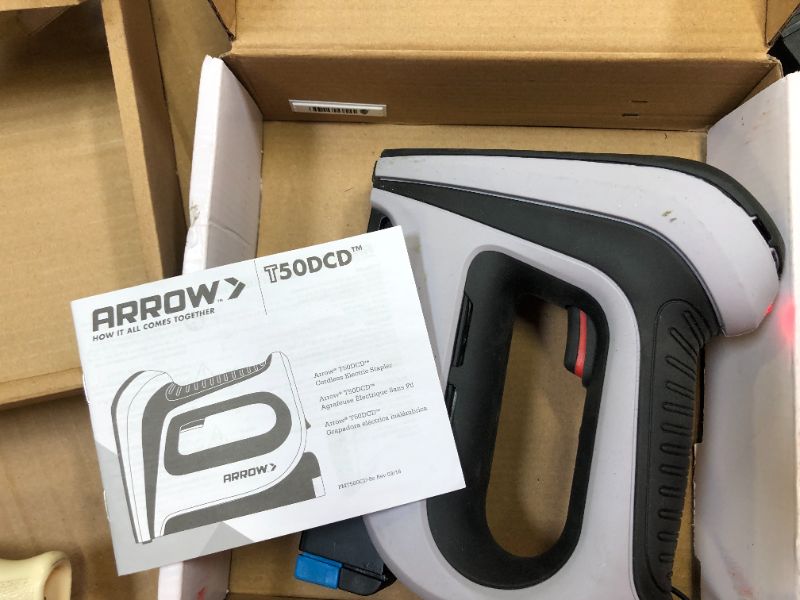 Photo 3 of Arrow Fastener T50dcd Cordless Staple Gun