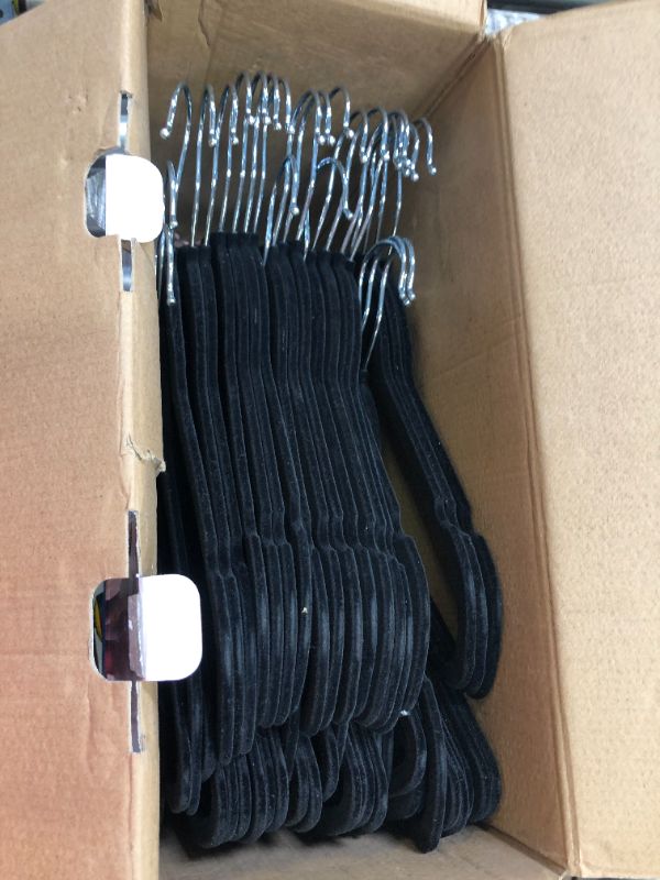 Photo 3 of 50 Non-slip Black Coat Cloths Hangers Perfect For Any Types Of Clothes