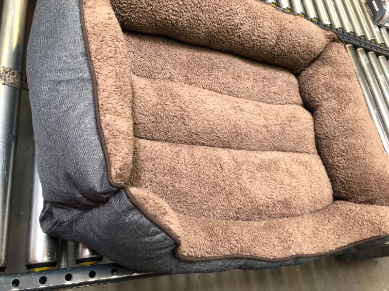 Photo 1 of 32 x 26 inches dog bed color brown and grey 
