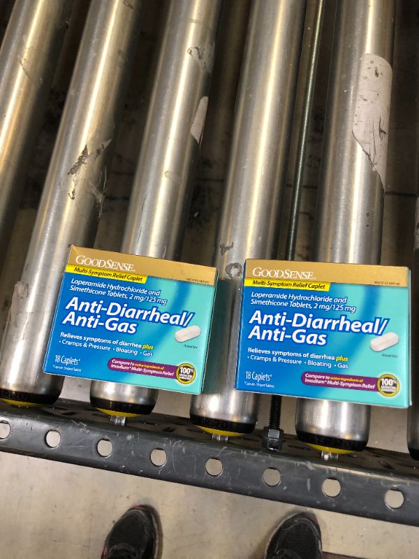 Photo 3 of 2 GoodSense  Loperamide Hydrochloride and Simethicone Tablets, 2 mg/125 mg, Anti-Diarrheal and Anti-Gas
