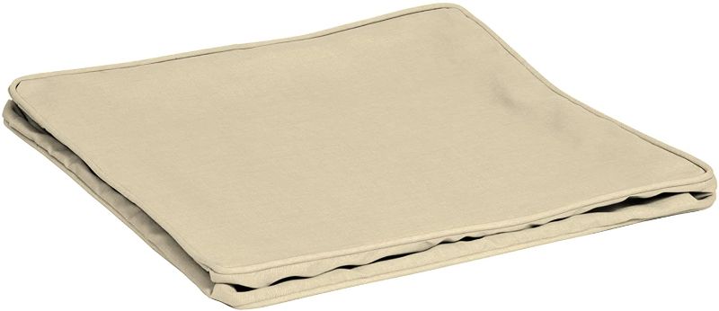 Photo 1 of Arden Selections ProFoam Essentials 24 x 24 x 6 in Deep Seat Cushion Cover, Tan Leala
