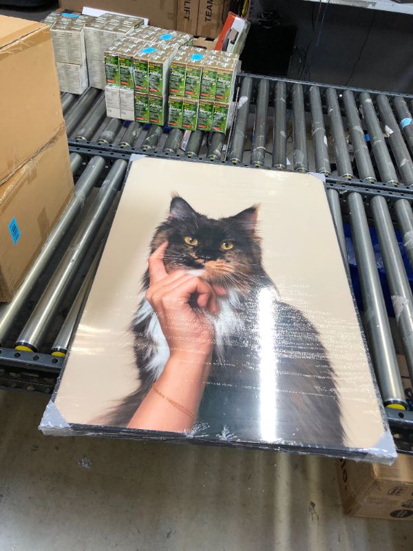 Photo 1 of TIME TREE CUTE PET DOG WATER PROOF 24"X36" BLACK FRAME