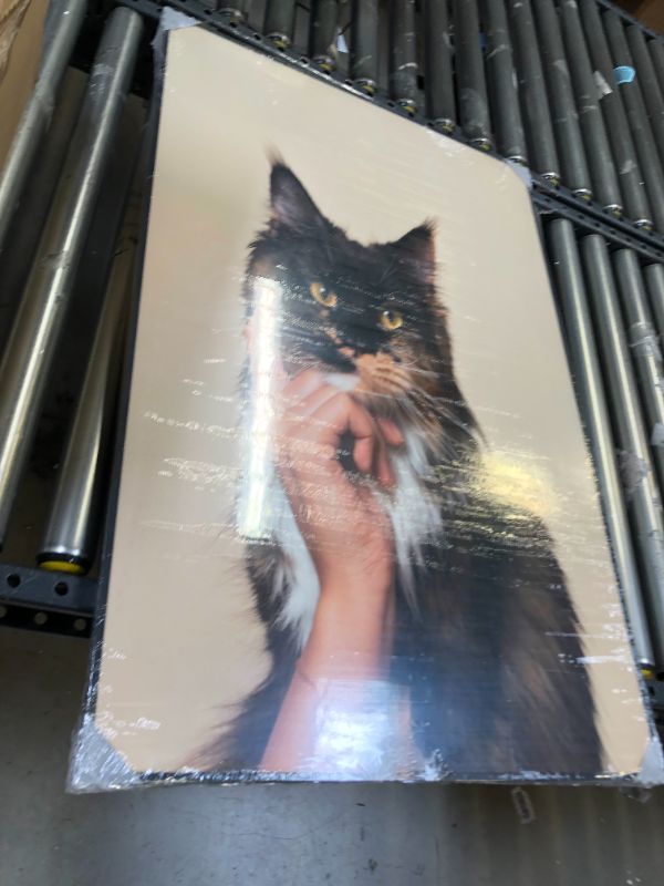 Photo 1 of TIME TREE CUTE PET DOG WATER PROOF 24"X36" BLACK FRAME