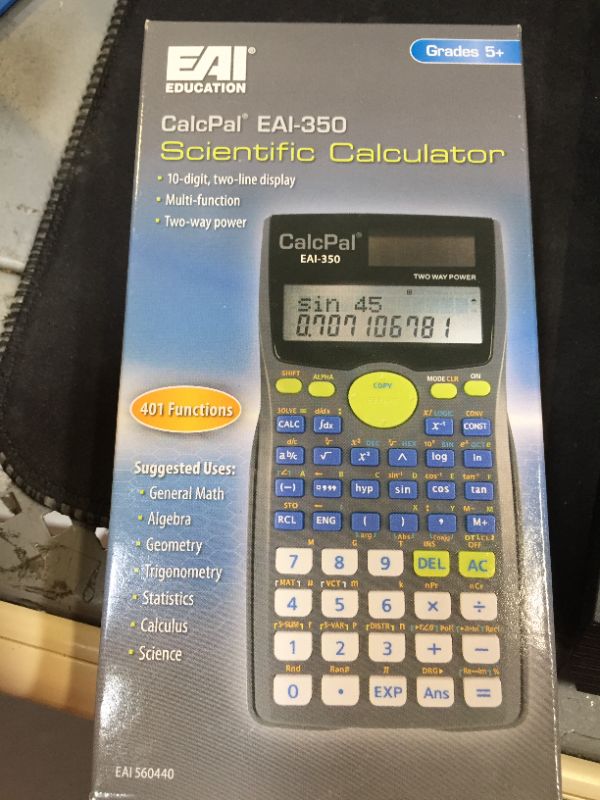 Photo 1 of Eai Education Calcpal Eai-350 Scientific Calculator
