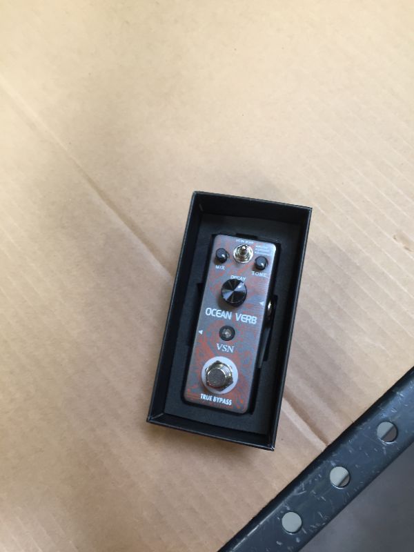 Photo 2 of VSN Guitar Reverb Effect Pedal Digital Pedals Reverb Ocean Verb Effects Pedal Room/Spring/Shimmer 3 Modes for Electric Guitar Bass True Bypass
