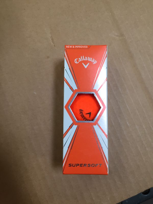 Photo 2 of Callaway Supersoft Golf Balls - Sleeve (3 Balls)
