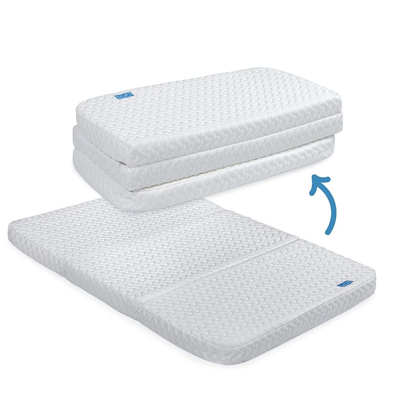 Photo 1 of Milliard Tri-Fold Pack N' Play Mattress - Plus Free Bonus Carry Case
