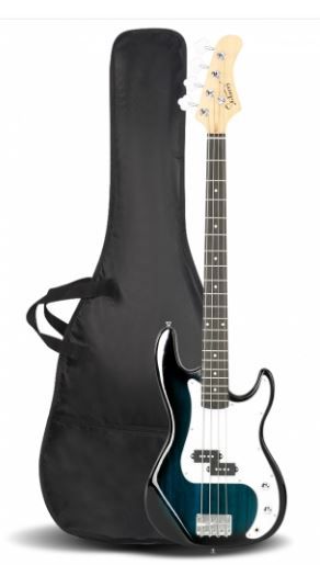 Photo 1 of Glarry GP Electric Bass Guitar Dark Blue
