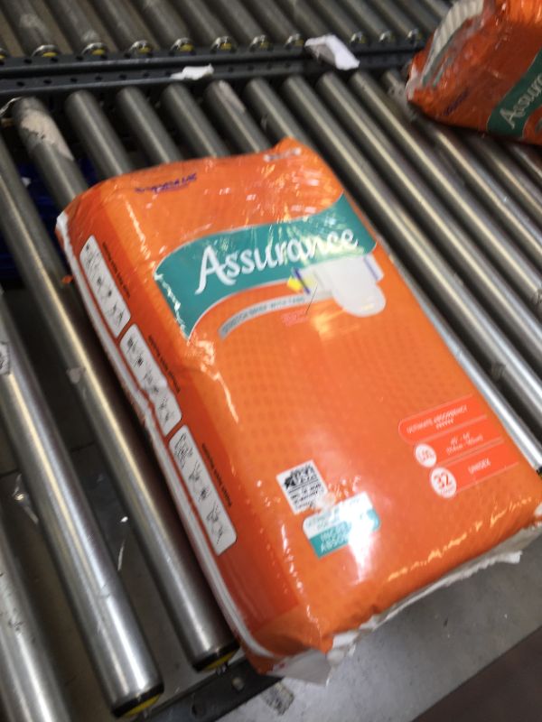 Photo 1 of Assurance Stretch Briefs with Tabs, Ultimate Absorbency L/XL - 32 Count

