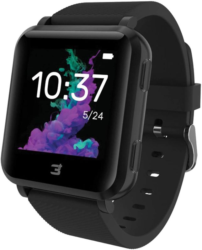 Photo 1 of 3Plus 3PL-VIBEPLUS-BK Vibe+ Smartwatch, Black
