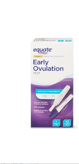 Photo 1 of 2 A convenience kit consisting of 10 Equate Early Ovulation Test devices and 1 Equ and LIFESTYLES ULTRA SENSITIVE 36CT

