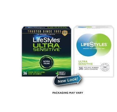 Photo 5 of both   Lifestyles Ultra Sensitive Latex Condoms, 36 Count and SKYN Elite Lubricated Non Latex Condoms, 36 Count

