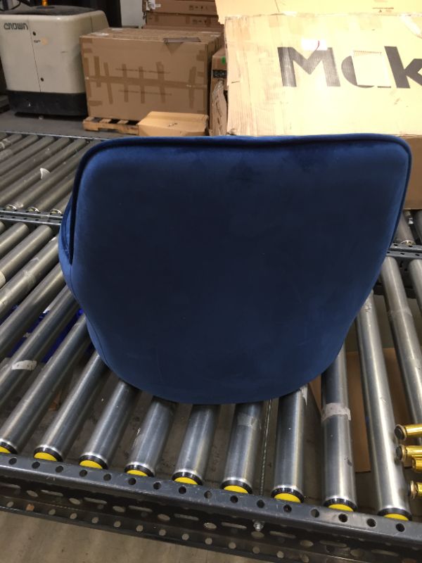 Photo 2 of blue velvet chair 