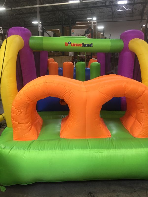 Photo 5 of Bounceland Bounce House Inflatable Bouncer Obstacle Pro-Racer Combo Slides---dirty 
