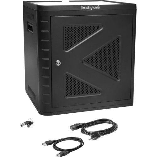 Photo 1 of Kensington Charge & Sync Tablet Computer Cabinet - Tabletop - Black K67862AM
CHARGE & SYNC CAB 2 UNIVERSAL Power - FOR TABLETS