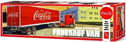 Photo 1 of AMT 1/25 Fruehauf Beaded Van Semi Trailer Plastic Model Kit
